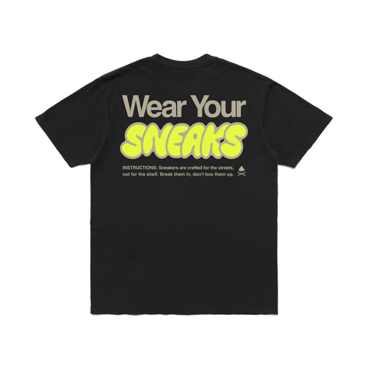 WEAR YOUR SNEAKS INSTRUCTIONS